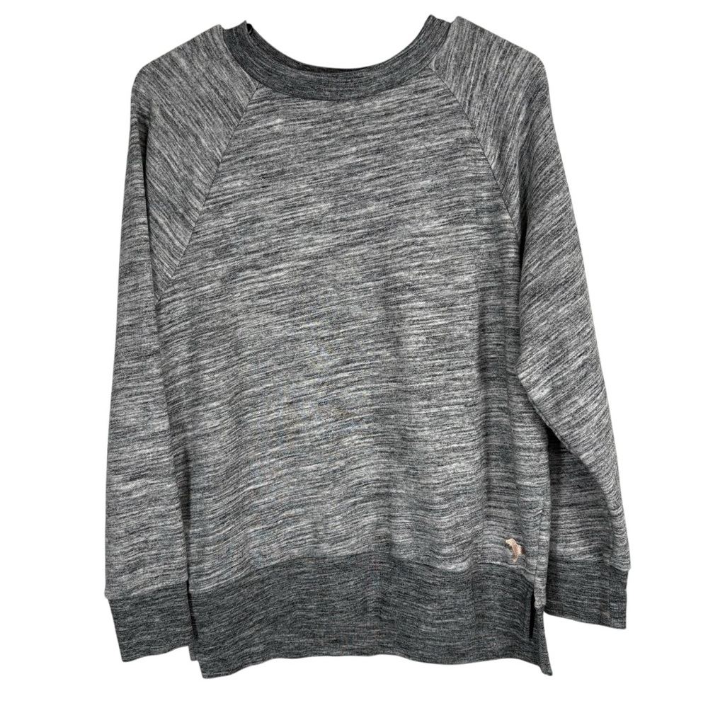 PINK Victorias Secret Womens XS Gray Heathered Pullover Sweatshirt Sweater